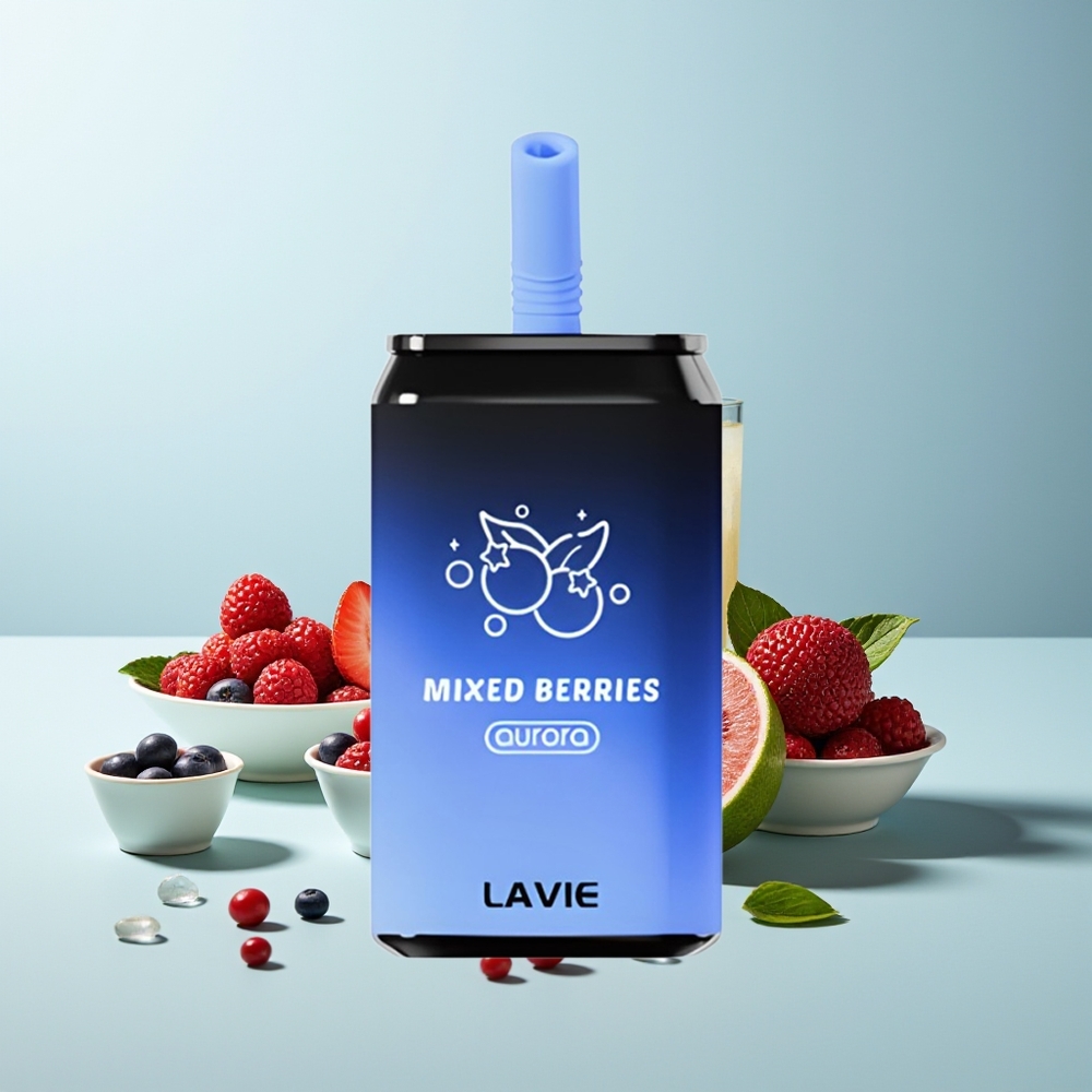 LAVIE Aurora 11000 Пуфове Смесени Ягоди 650mAh Type C 22ML 0% 2% 5%