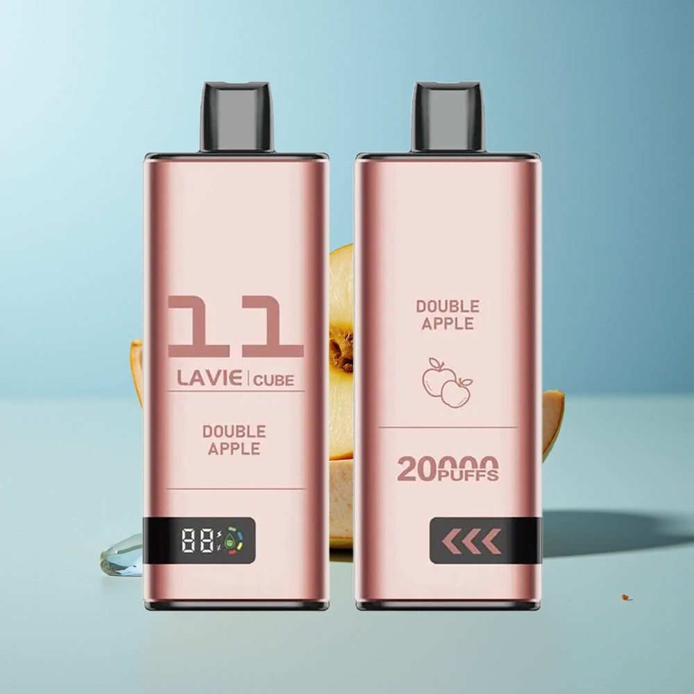 LAVIE Cube 20000 Пуфове Диспосъбъл Вейп Двойна Ябълка 28ML 600mAh