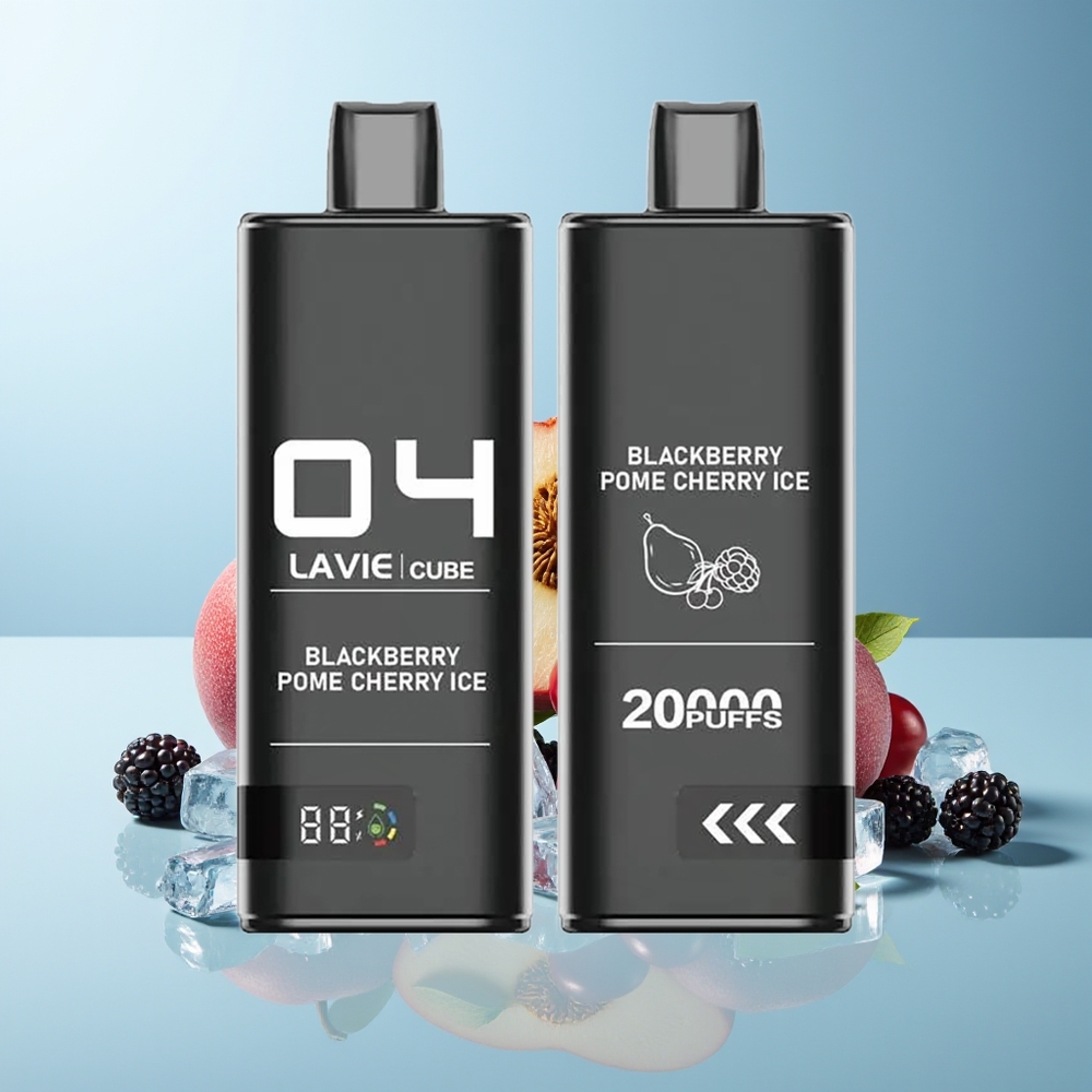LAVIE Cube 20000 Пуфове Едноразово Вейп Боровинка Джинджифил Лед