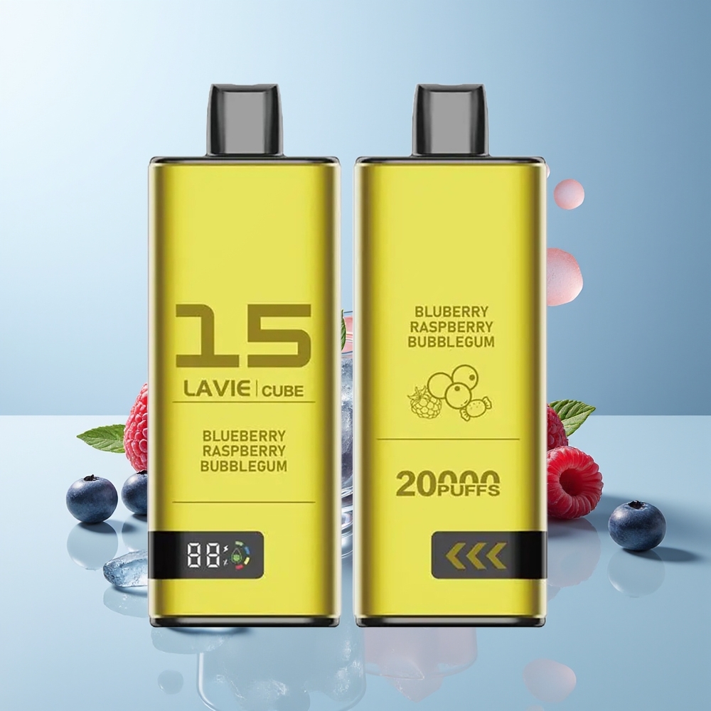 LAVIE Cube 20000 Пуфове Диспозейбъл Вейп Боровинка Малина Дъвка