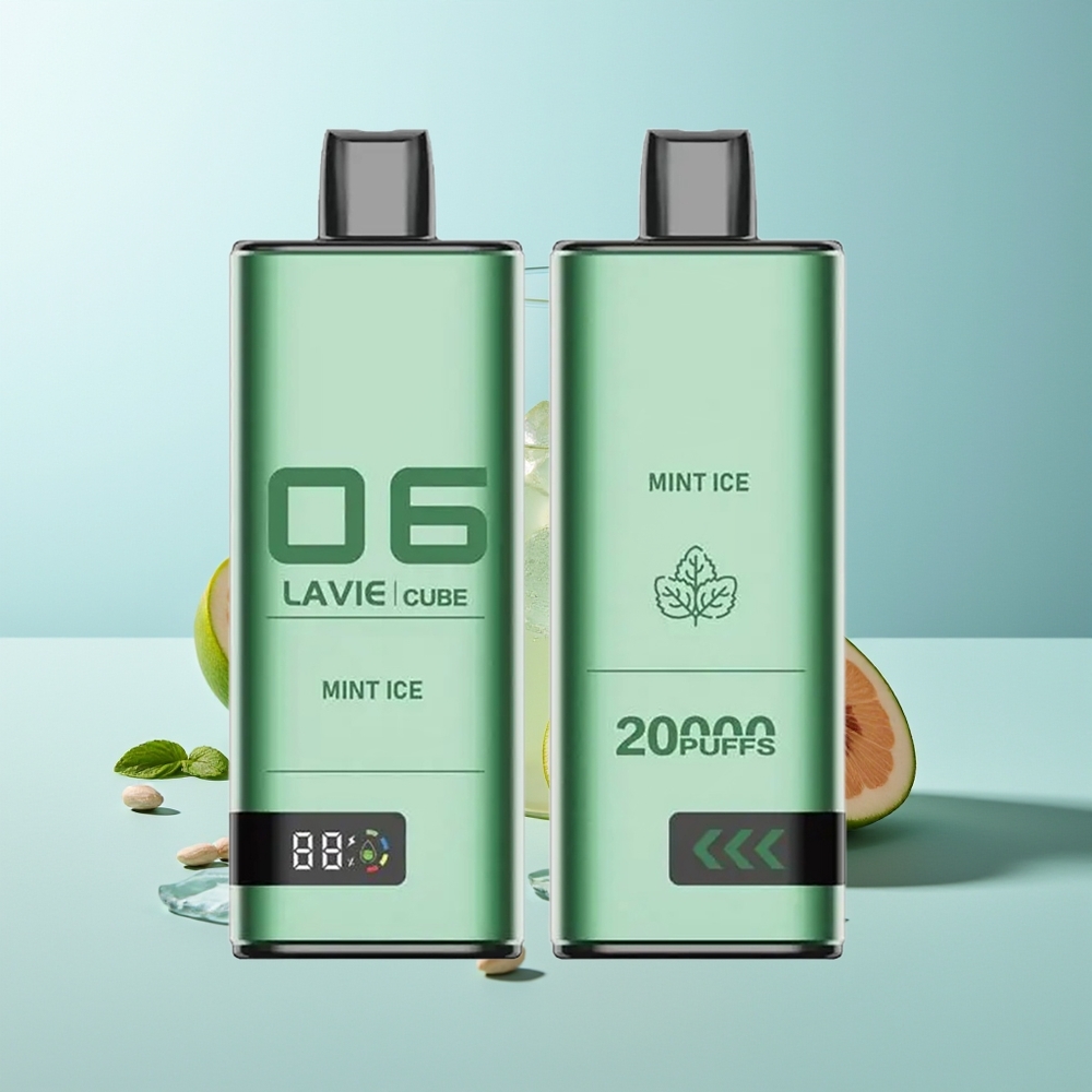 LAVIE Cube 20000 Пуфове Диспозабъл Вейп Мента Лед
