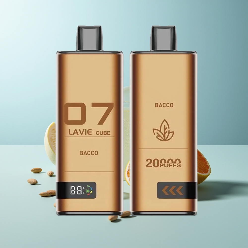 LAVIE Cube 20000 Пуфове Vape Bacco 2%/5% Солна Никотин 28ML 600mAh Type C