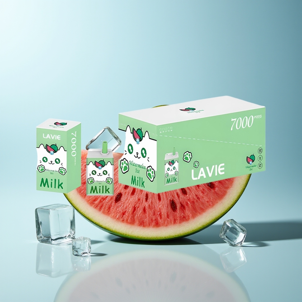 LAVIE Milk 7000 Пуфс Диня Лед (16ML 600mAh Type C)