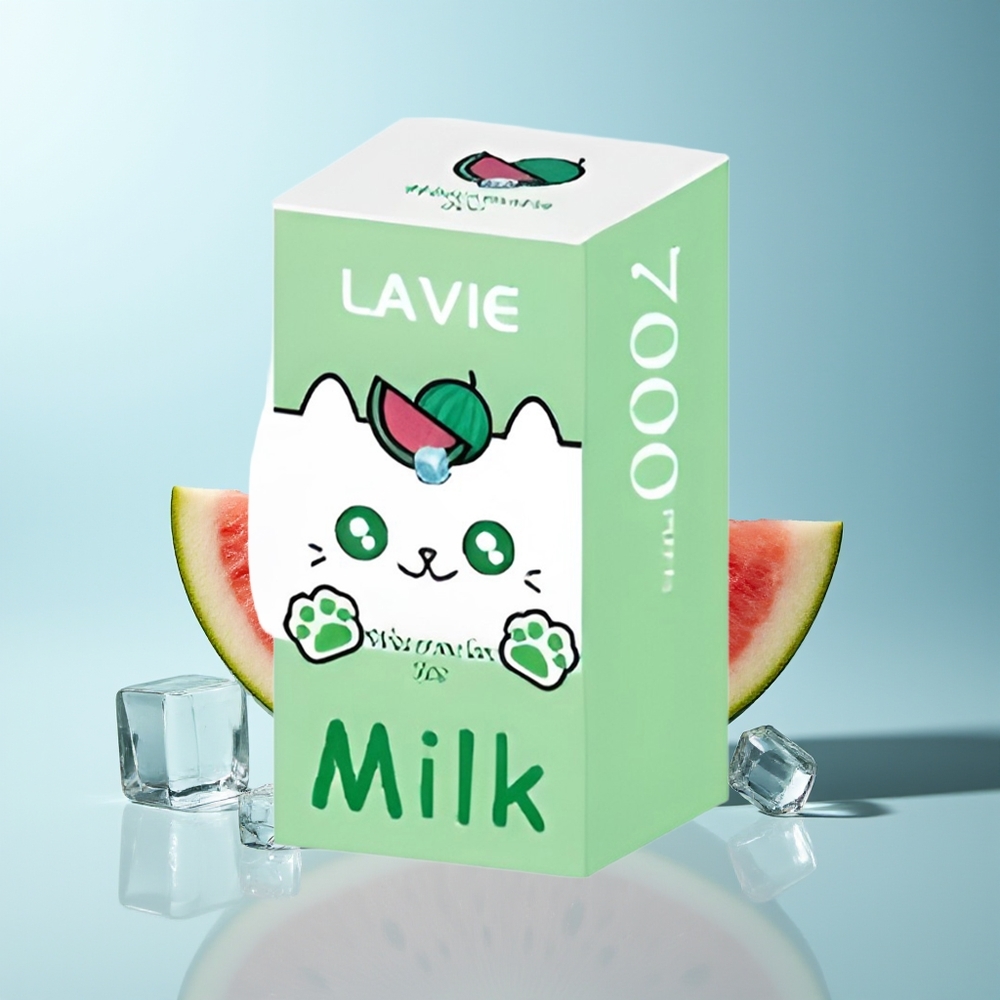 LAVIE Milk 7000 Пуфс Диня Лед (16ML 600mAh Type C)