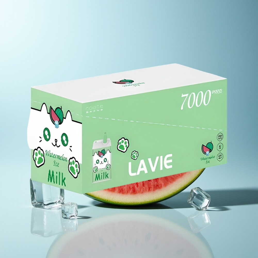 LAVIE Milk 7000 Пуфс Диня Лед (16ML 600mAh Type C)
