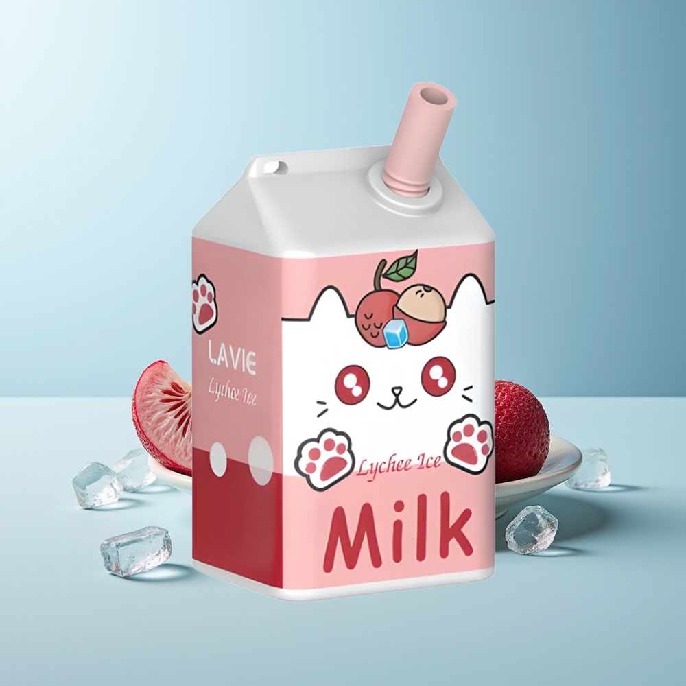 LAVIE Milk 7000 Пуфове Личи Лед Rechargeable Type C 16ML 600mAh 5%