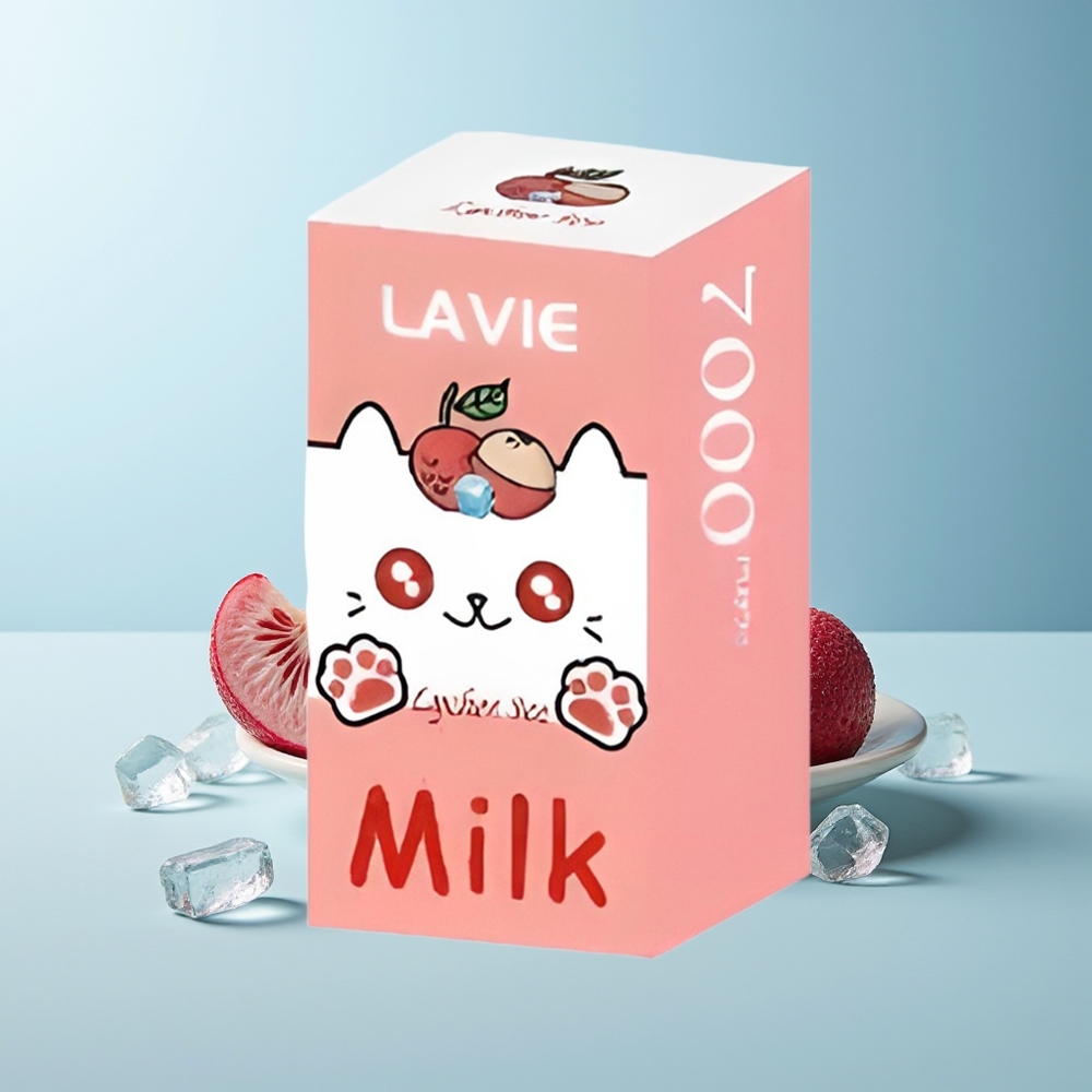 LAVIE Milk 7000 Пуфове Личи Лед Rechargeable Type C 16ML 600mAh 5%