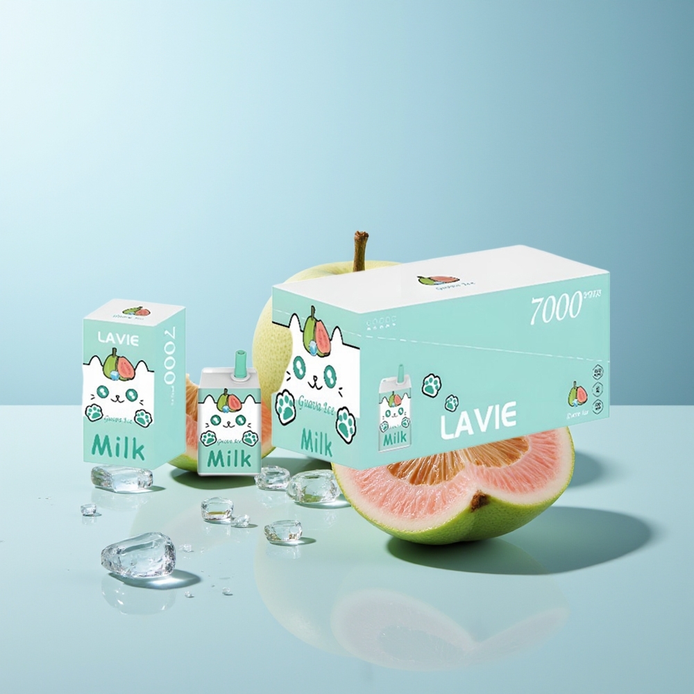 LAVIE Milk 7000 Пуфове Гуава Лед Rechargeable Type C 16ML 600mAh