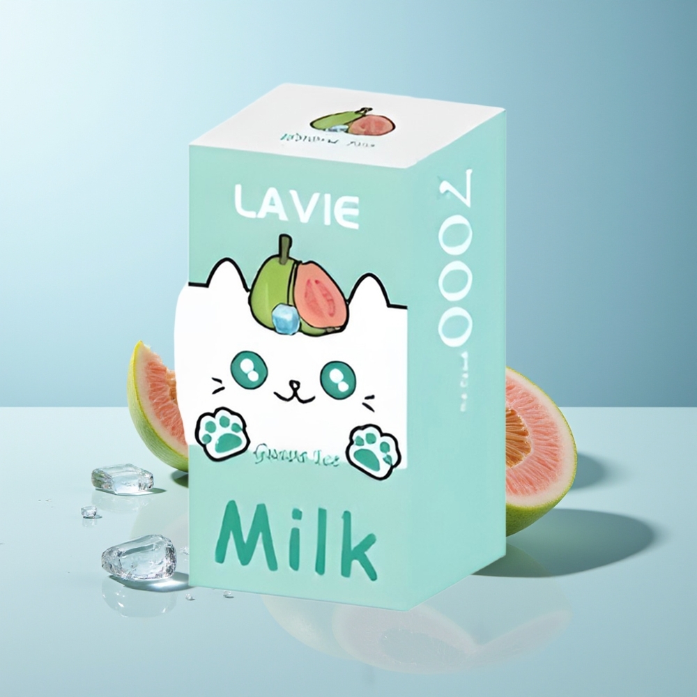 LAVIE Milk 7000 Пуфове Гуава Лед Rechargeable Type C 16ML 600mAh