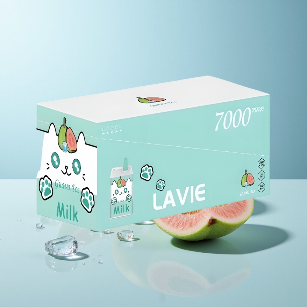 LAVIE Milk 7000 Пуфове Гуава Лед Rechargeable Type C 16ML 600mAh