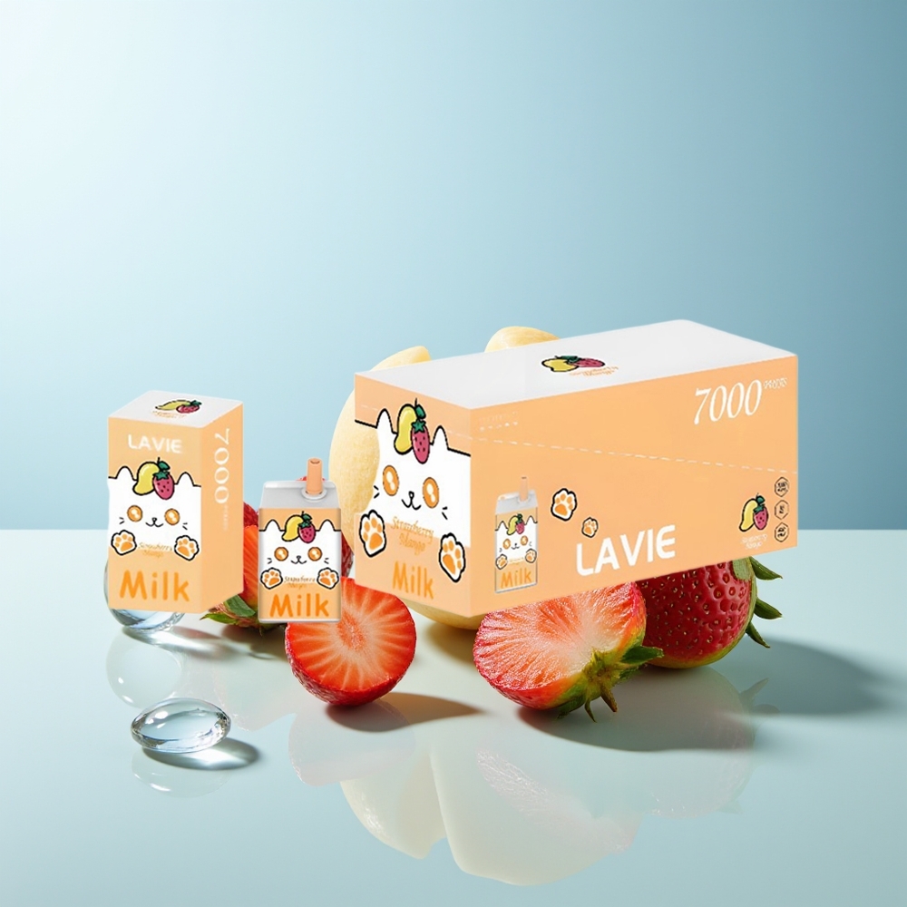 LAVIE Milk 7000 Пуфсa Ягода Манго 0% 16ML 600mAh Type C
