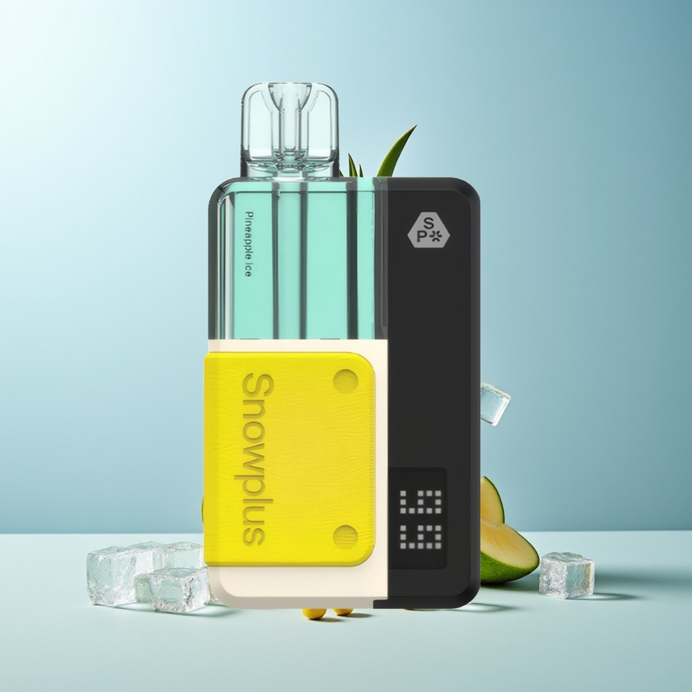 Snowplus Swift 15000 Вдишвания Ананас Лед 2+10ml Сменяем Комплект с Двойна Мрежа и 1000 mAh Батерия
