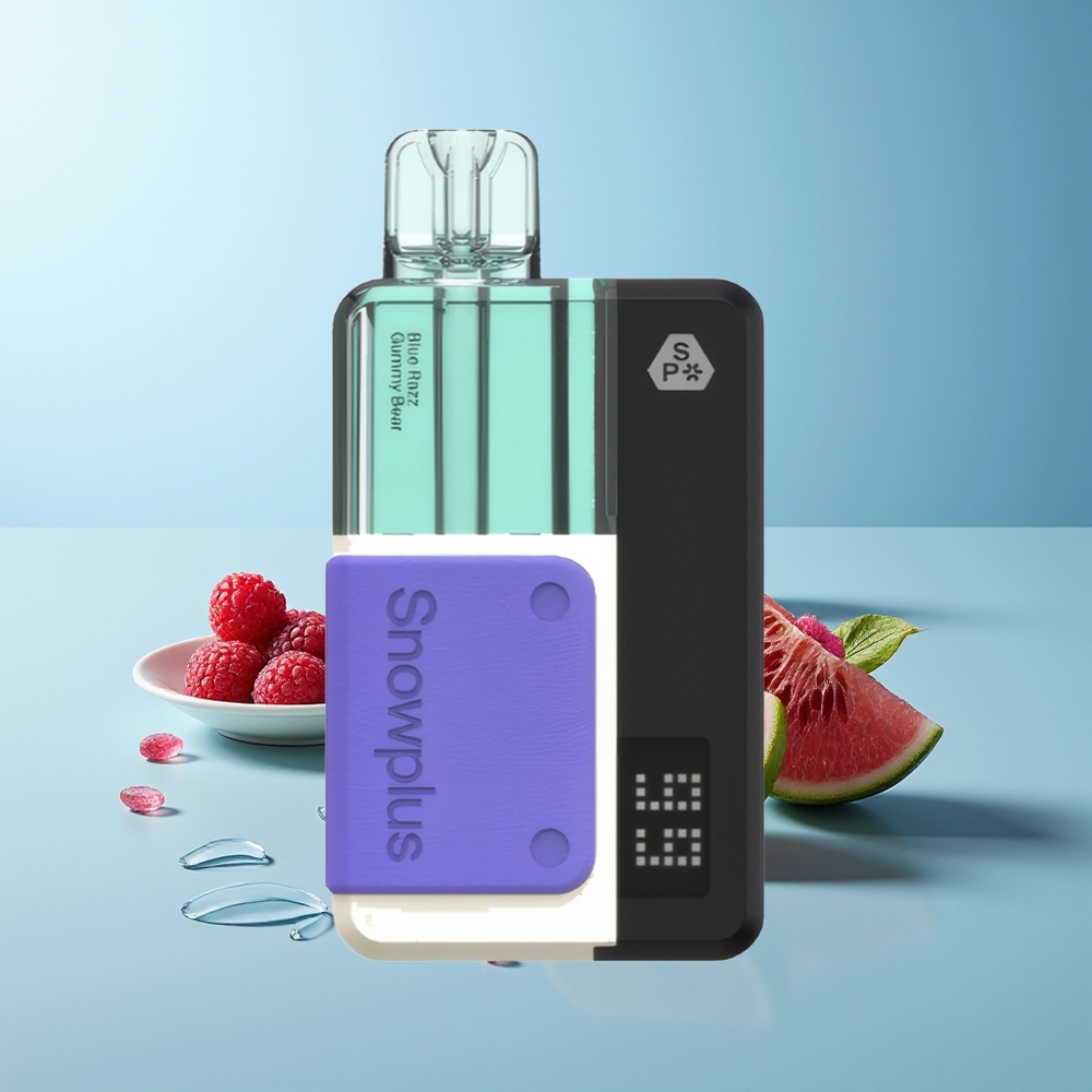 Snowplus Swift 15000 Вкус Синьо Gummy Мече Атомайзер Dual Mesh Батерия 1000 mAh 2+10 ml