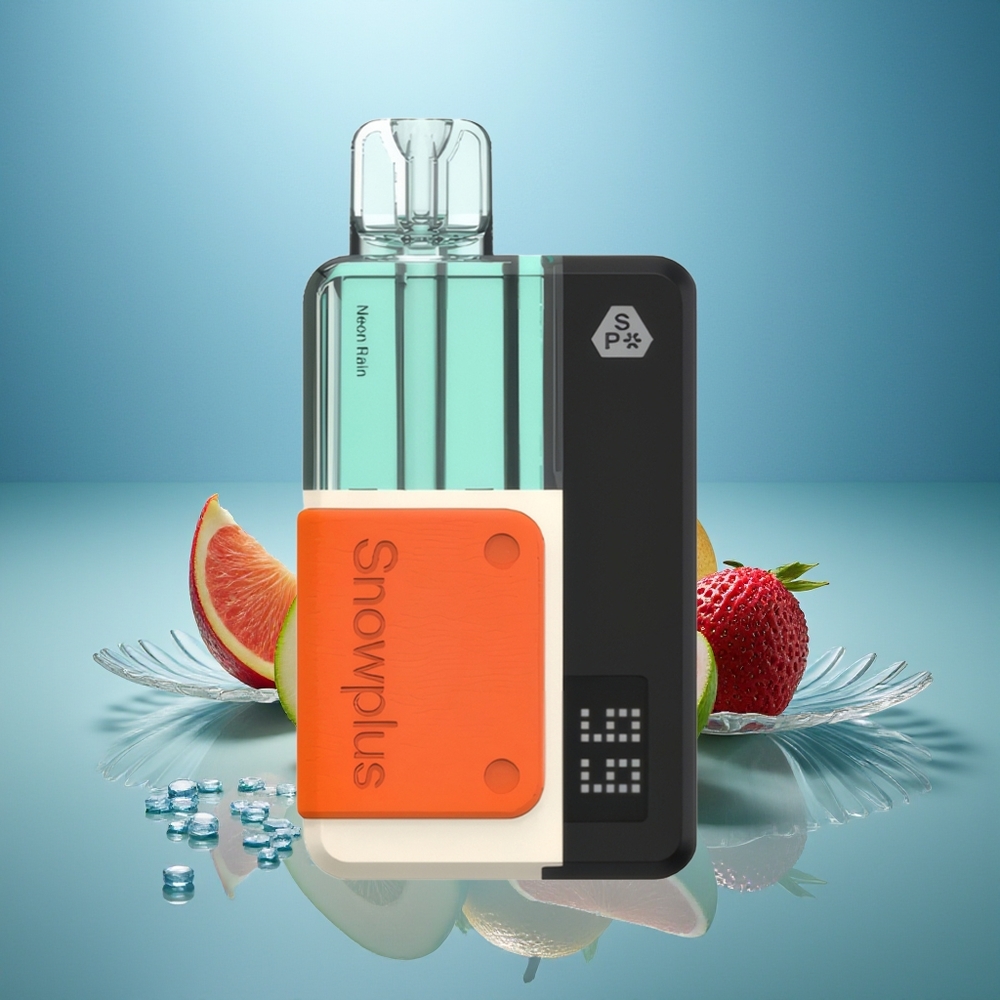 Snowplus Swift 15000 Вдишвания Pod Комплект Неонова Дъжда с Двойна Мрежа 1000 mAh Батерия и 2+10 ml Резервоар