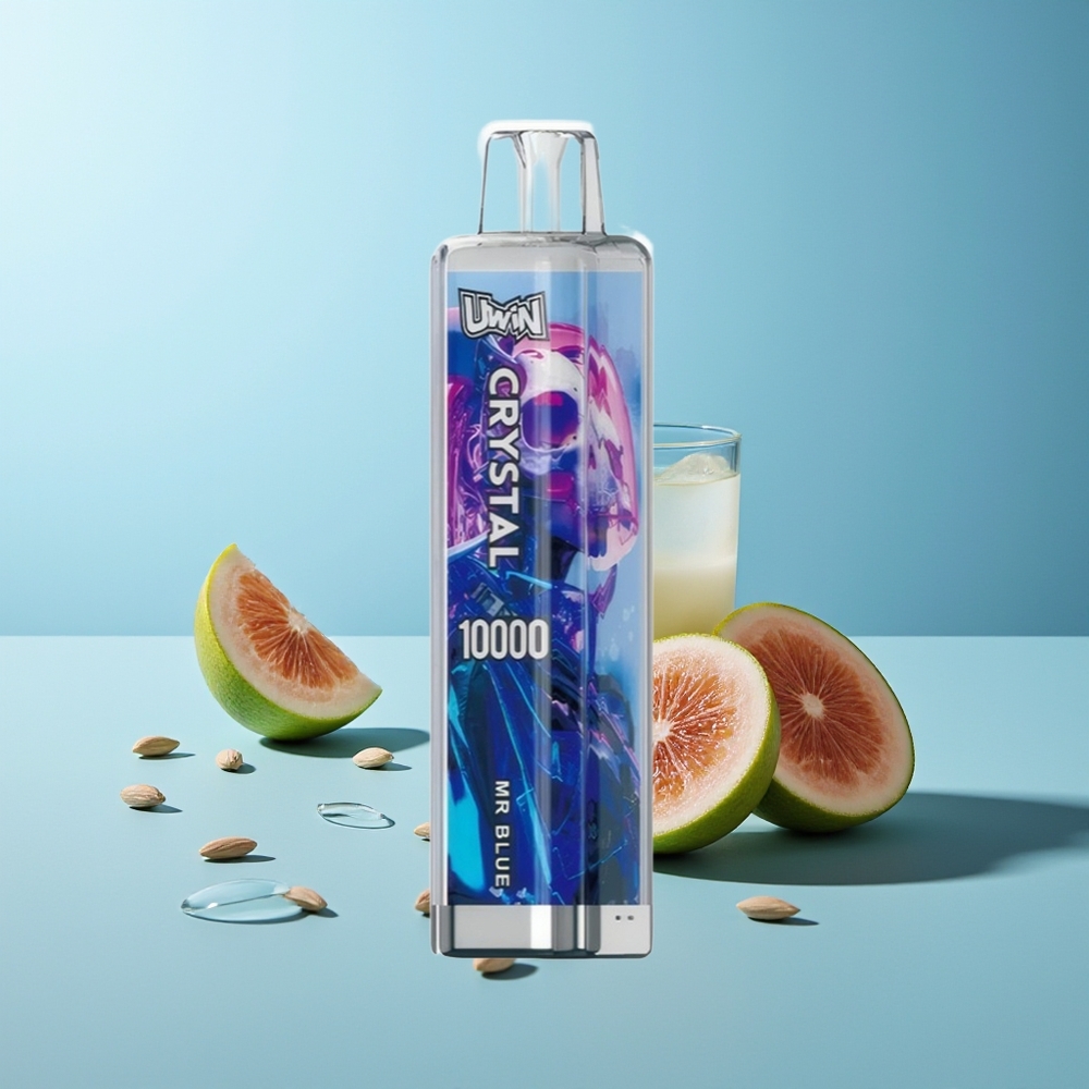 UWIN Crystal 10000 Пуфовa Диспосабли Вейп Господин Син RGB