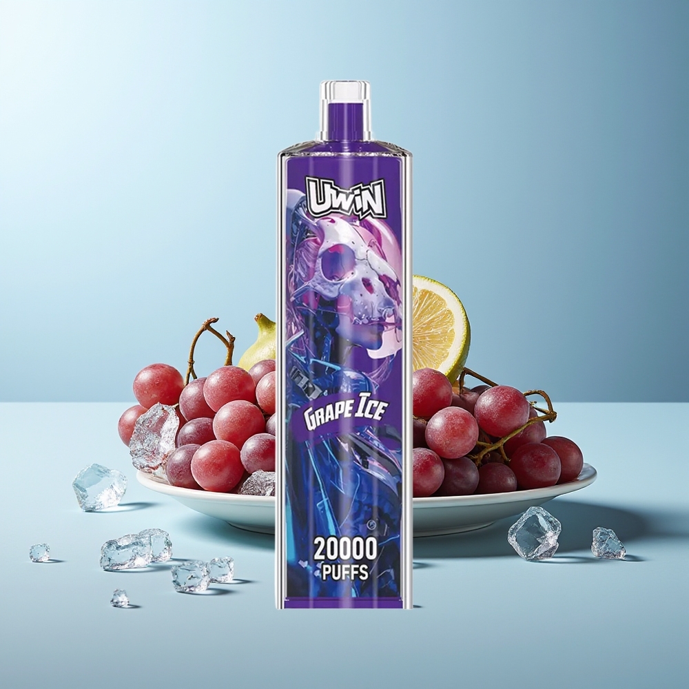 UWIN Shisha Hookah Crystal 20000 Пуфове Гроздов Лед Rechargeable Mesh Type-C