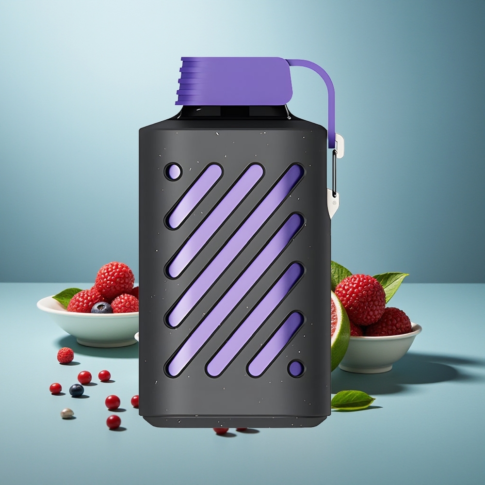 VOZOL GEAR 10000 ДИМ НА ГОРСКИ ЯГОДИ И БУРЯ 10000 ВТОЙКИ 20 мл Е-течност 20/50 мг/мл никотин