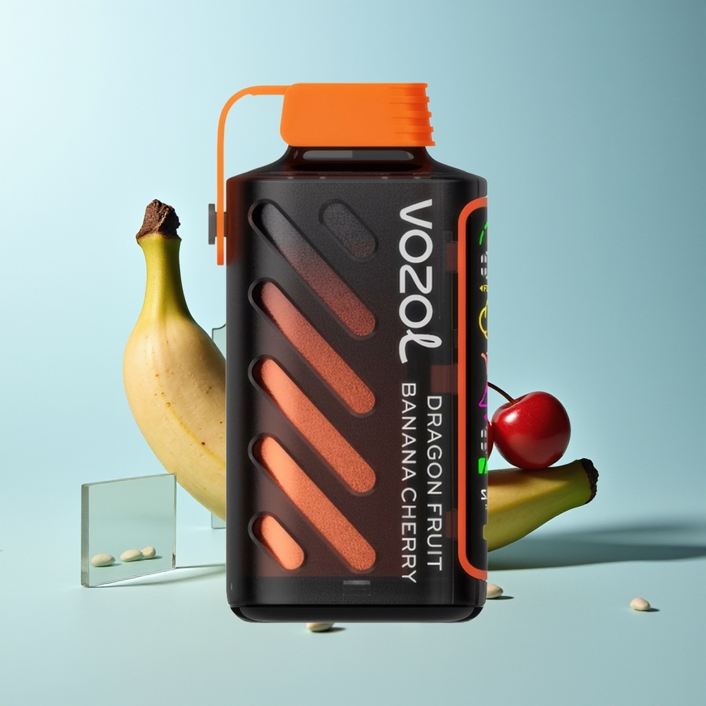 VOZOL Gear Power 20000 Puffs Драконов плод Банана Череша S.i.L.C. Tech Dual Mesh Coil 20mL 50mg