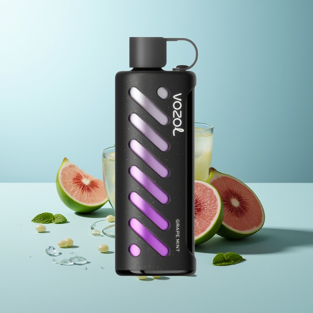 VOZOL Gear Shisha 25000 Пуфове Грозде Мента Шиша Dual Mesh Dual Modes S.i.L.C Tech