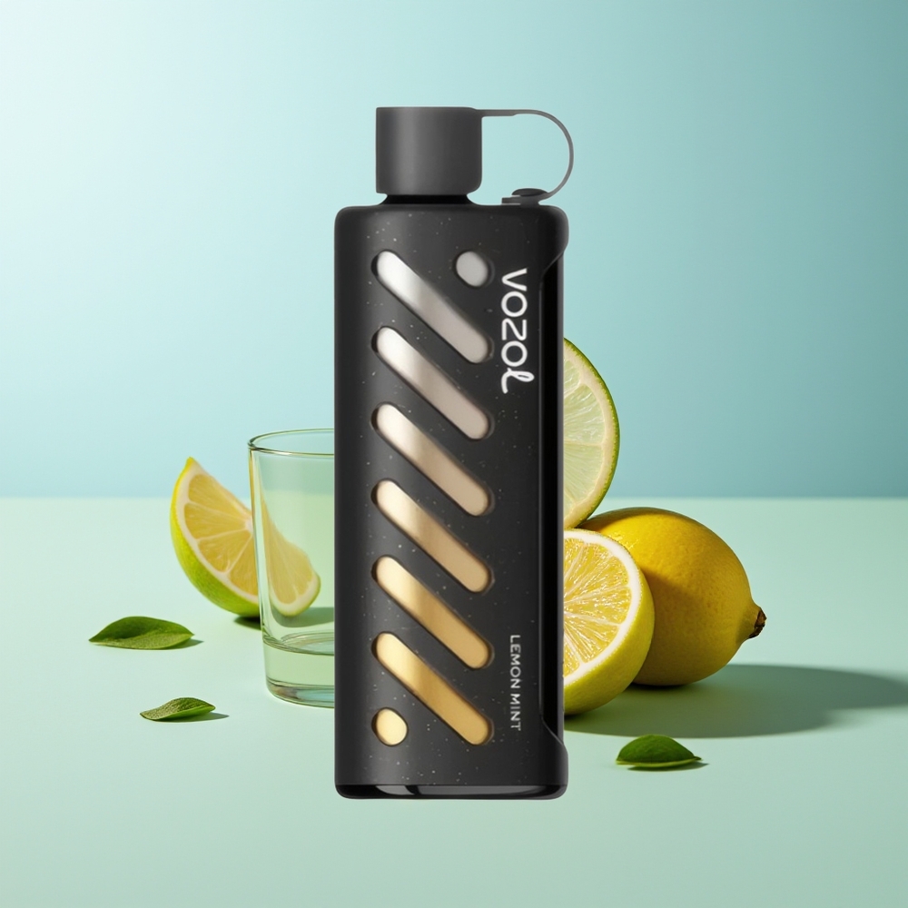 VOZOL Gear Shisha 25000 Пуфа Лимон Мента Шиша Dual Mesh S.i.L.C Tech 1000mAh 5mg/ml