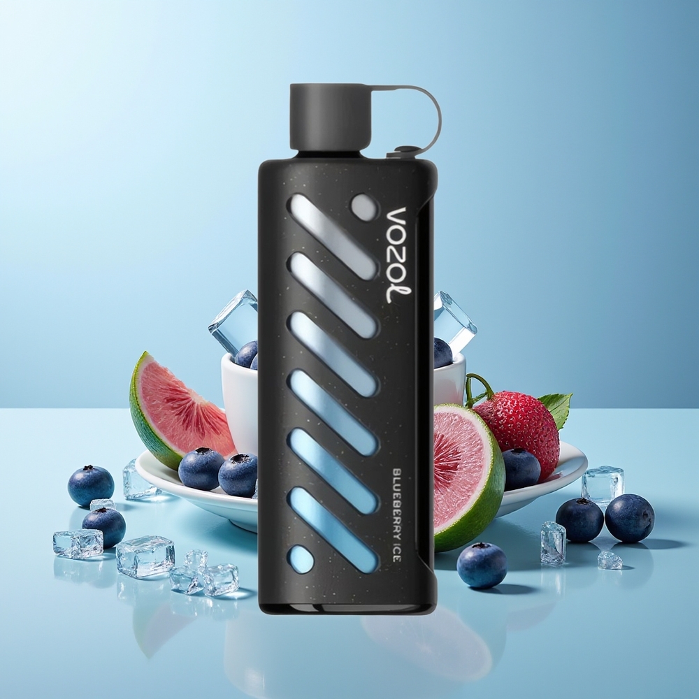 VOZOL Gear Shisha 25000 Пуфове Боровинков Лед S.i.L.C Tech Dual Mesh 1000mAh 5mg/ml