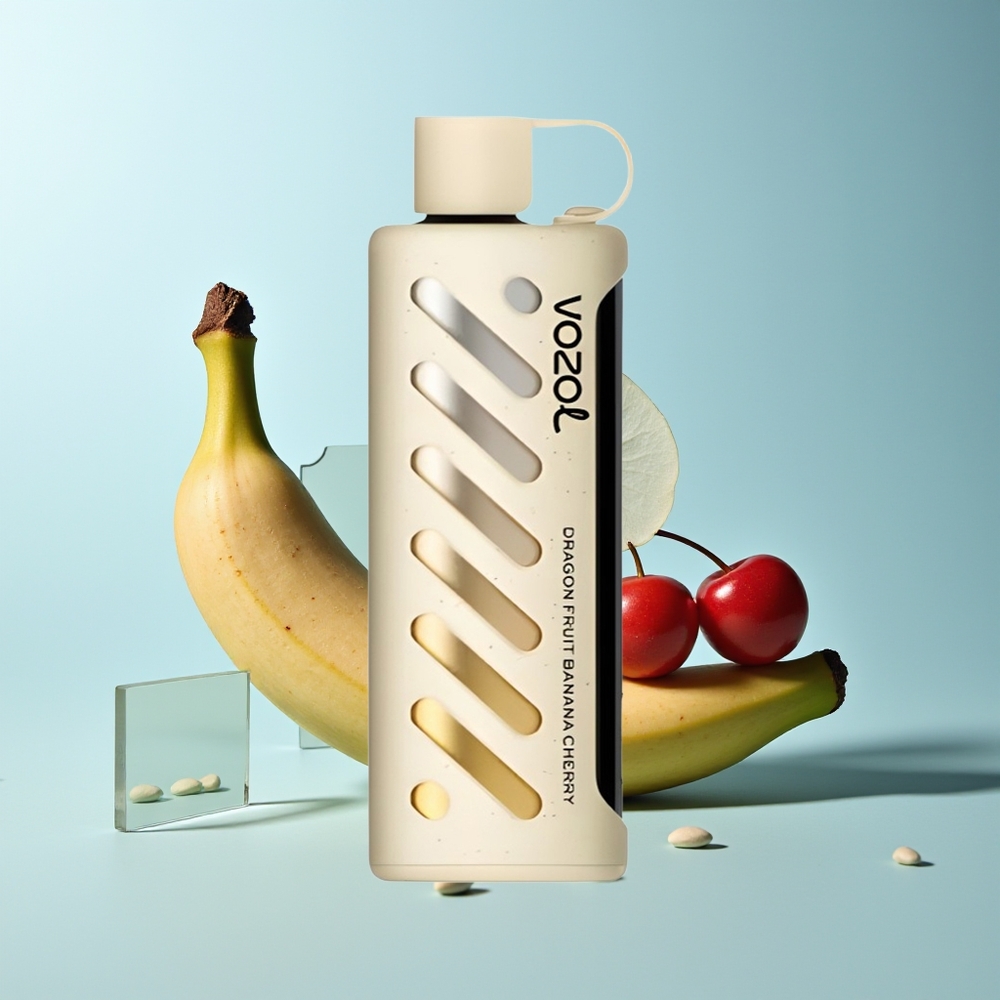 VOZOL Gear Shisha 25000 Пуфове Драконов плод Банан Череша S.i.L.C Tech Dual Mesh 1000mAh 5mg/ml