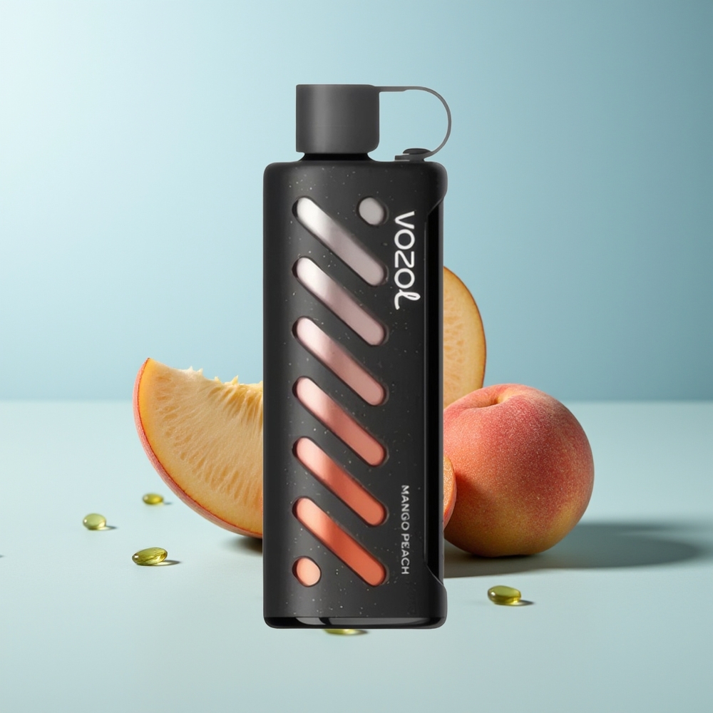 VOZOL Gear Shisha 25000 Пуфа Манго Праскова Shisha S.i.L.C Tech Dual Mesh 1000mAh 5mg/ml