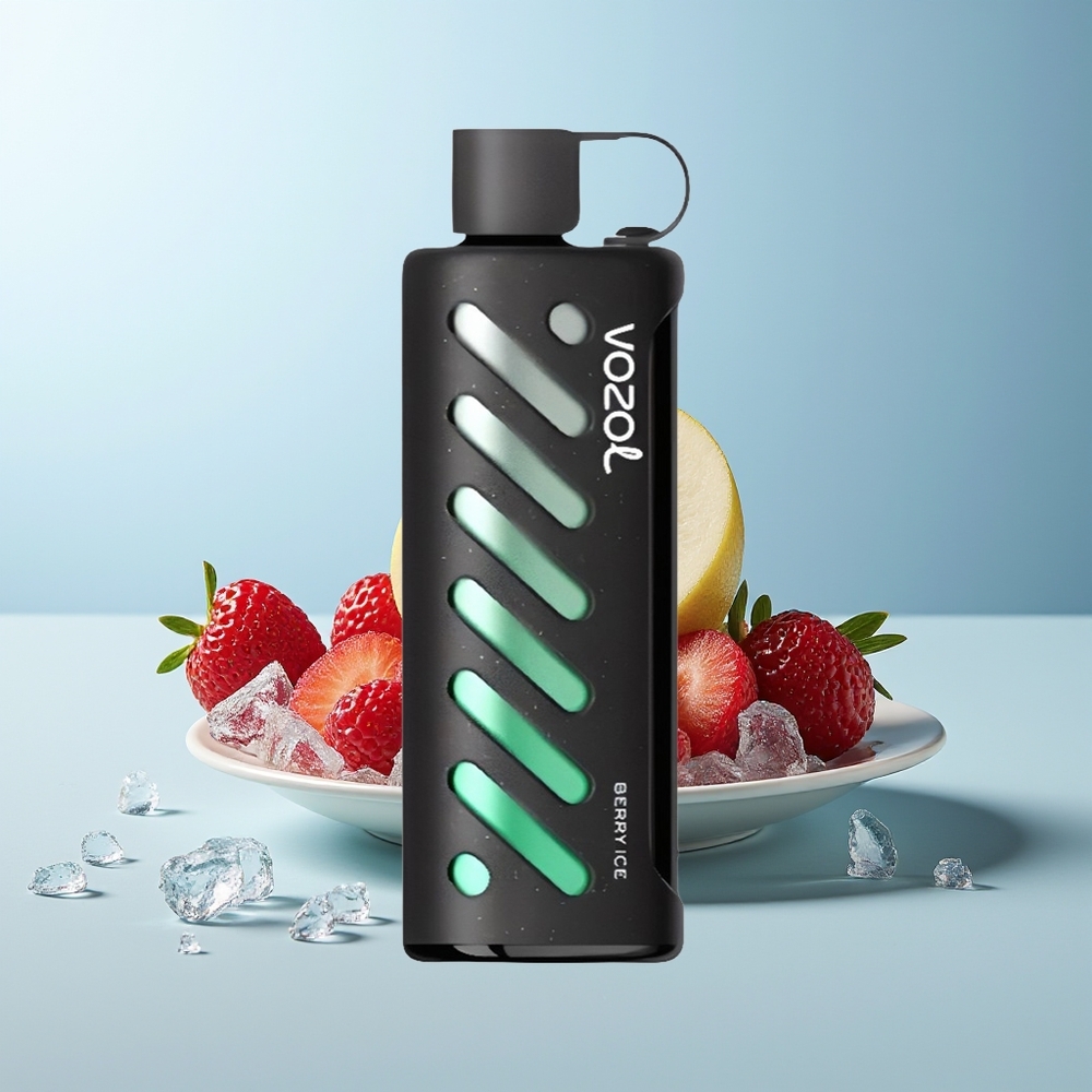 VOZOL Gear Shisha 25000 Пуфовa Ягодов Лед Shisha Двойна Мрежа 1000mAh 5mg/ml S.i.L.C Tech