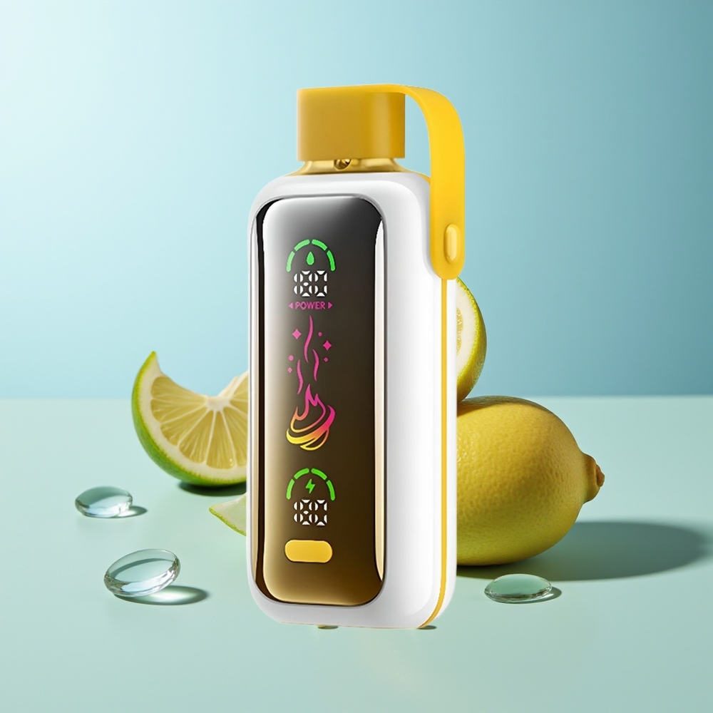 VOZOL Star 20000 Puffs Лимон Лайм Двойна Мрежа 650mAh 2.2'' HD Огледален Екран