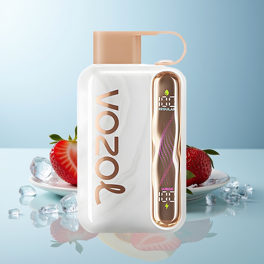 VOZOL STAR 40000 Пуфове Ягодов Лед 1000mAh Type-C 20/50mg/ml
