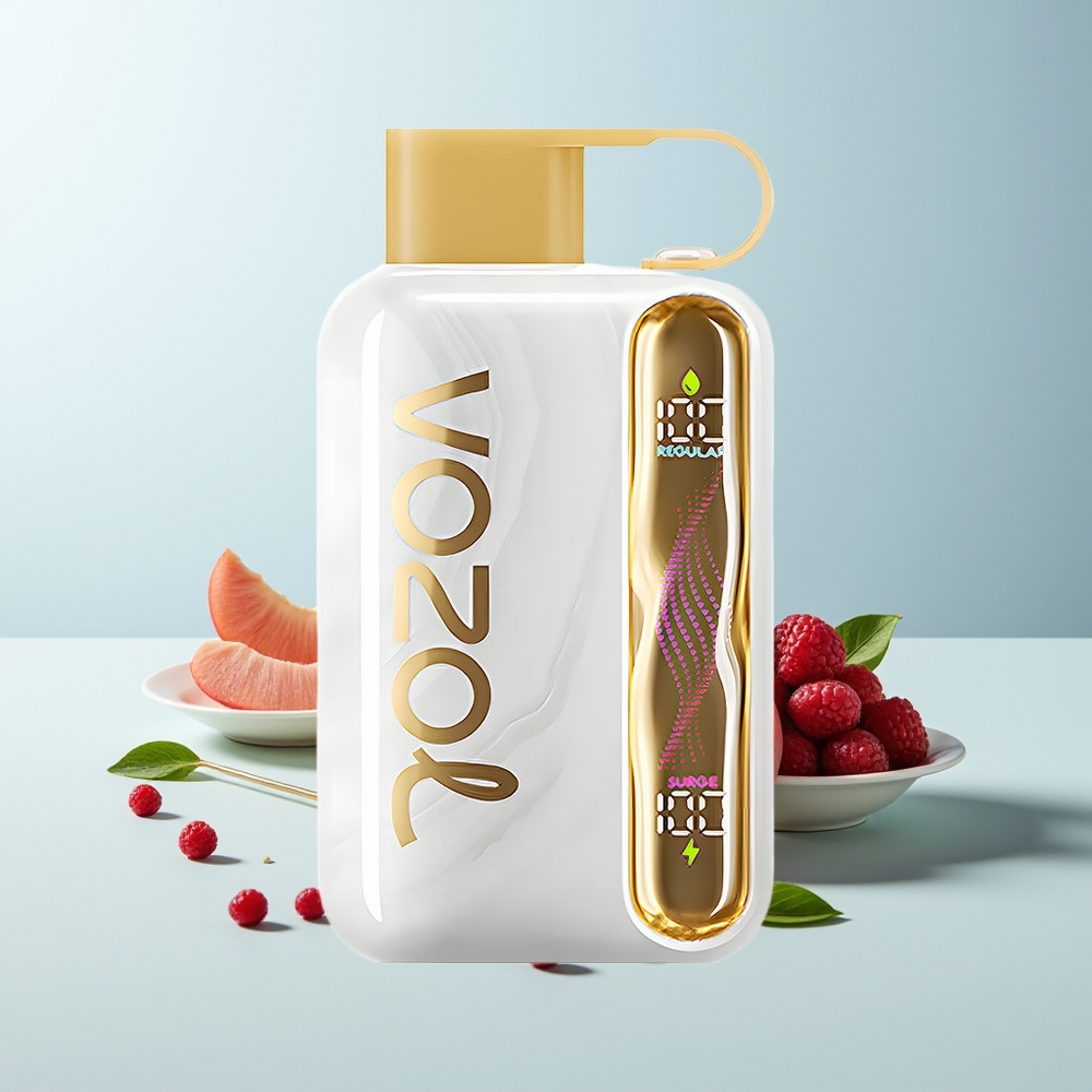 VOZOL STAR 40000 Пуфи Бял Праскова Малина 1000mAh Type-C 20/50mg/ml