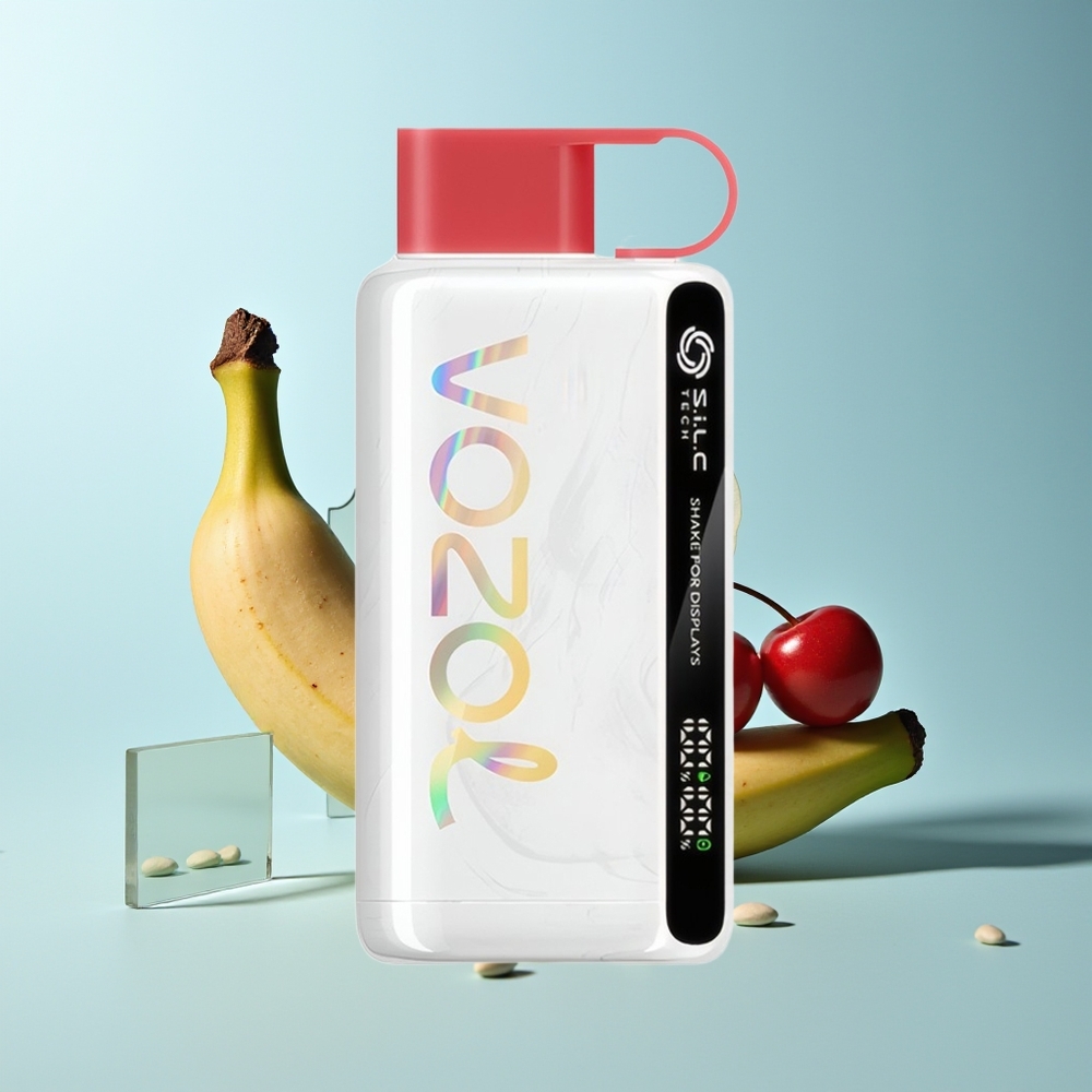 VOZOL STAR 9000/12000 Драконов плод Банан Череша Екстра бързо зареждане 650mAh Батерия Вторично рециклиран пластмас