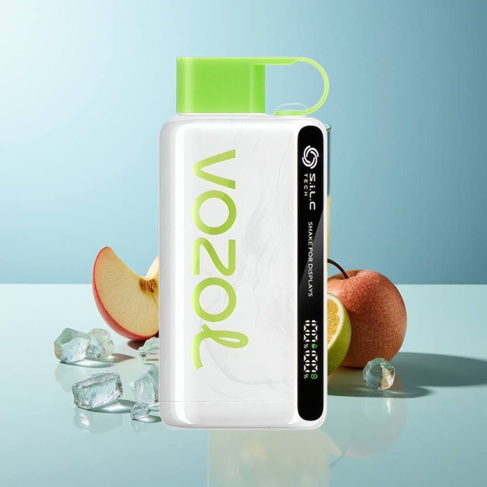 VOZOL STAR 9000/12000 Едноразово Вейп Кисела Ябълка Лед 650mAh S.i.L.C TECH