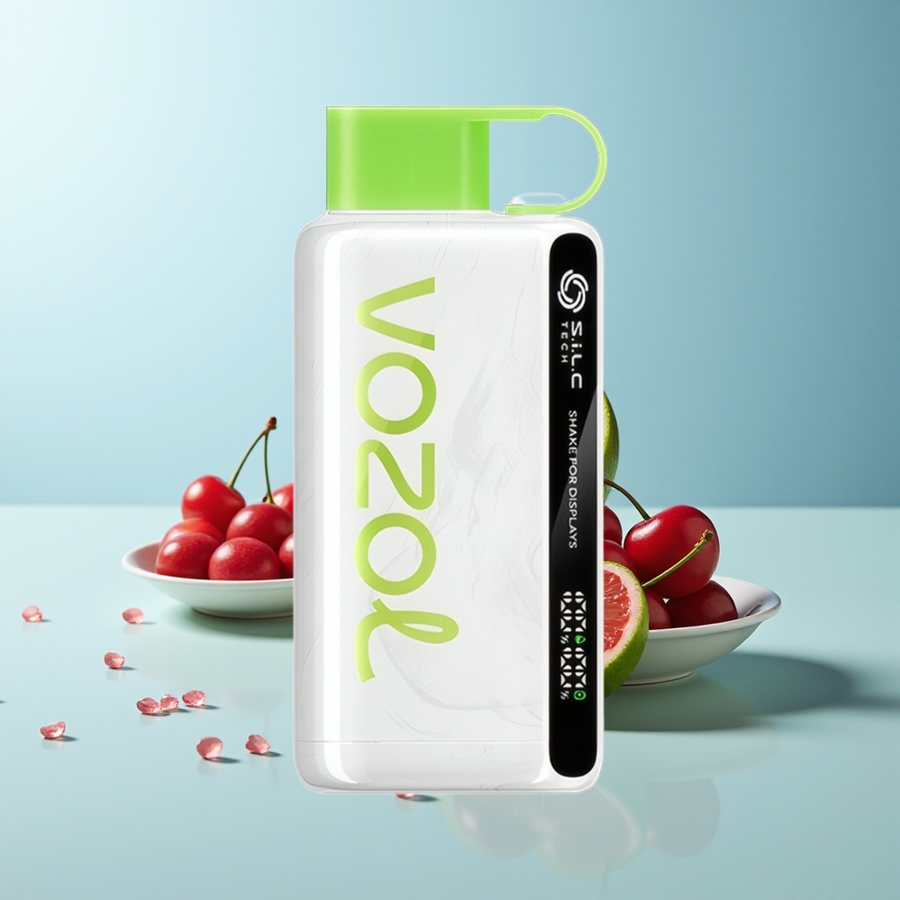 VOZOL STAR 9000/12000 Дисмейбъл Вейп Череша Лайм S.i.L.C TECH 650mAh 30% по-бързо зареждане