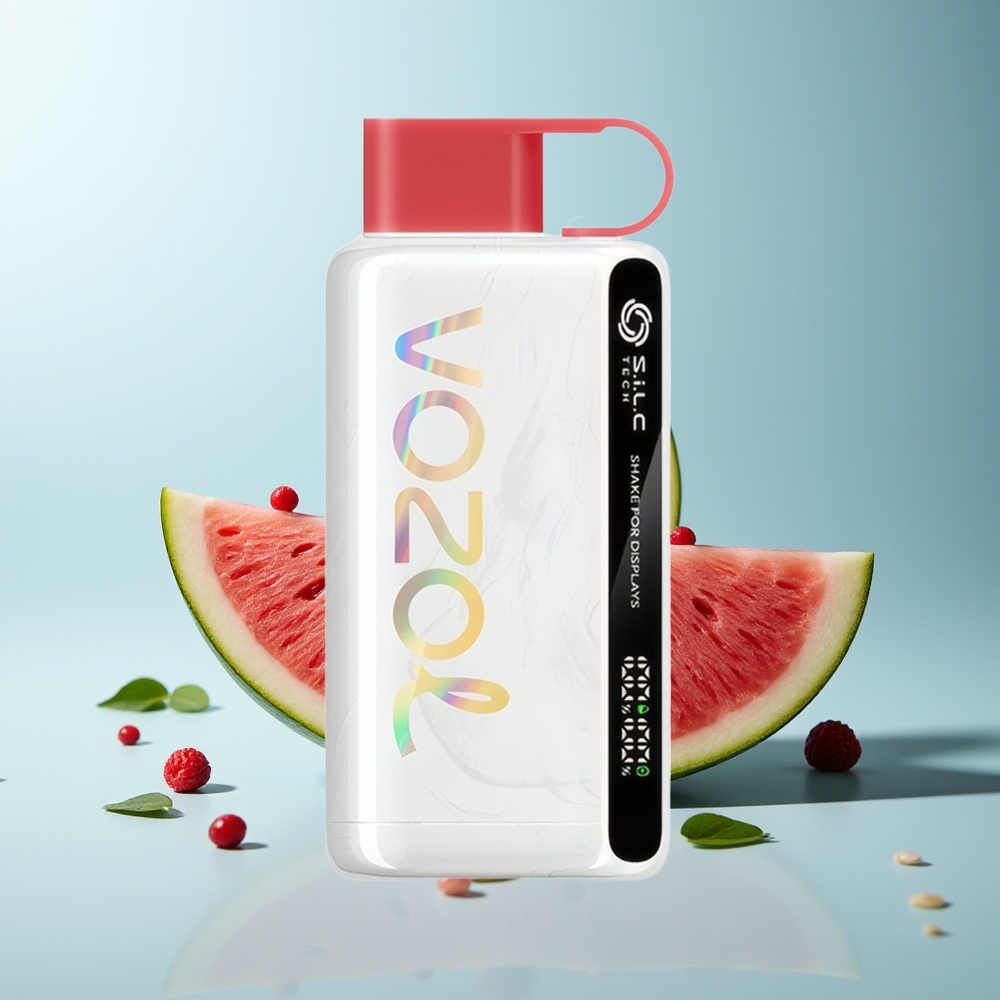 VOZOL STAR 9000/12000 Дисосуем Вейп Малина Диня с S.i.L.C TECH и 650mAh Батерия