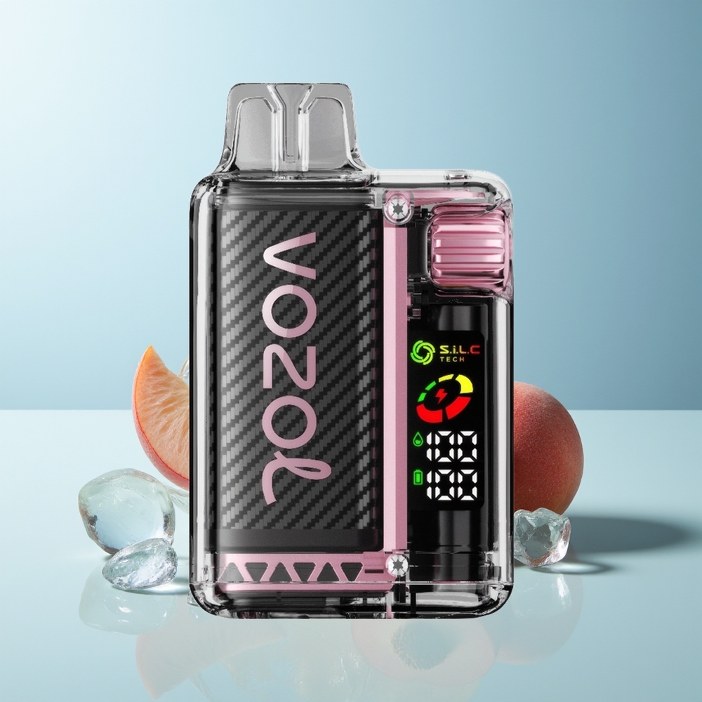 VOZOL Vista 20000 Пуфове Портокалов Лед Презареждаем с 650mAh Батерия и OLED Екран