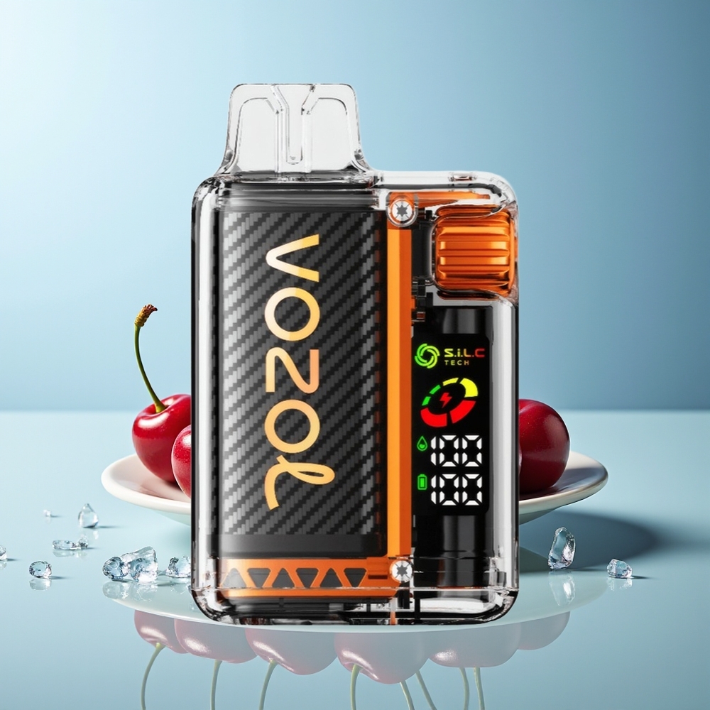 VOZOL Vista 20000 Вдишвания Вишнова Кола OLED Екран Dual Mesh Coil 650mAh