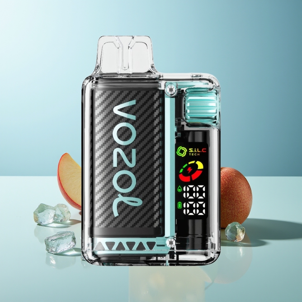 VOZOL Vista 20000 Вдишвания Кисла Ябълка Лед PCR 650mAh OLED Dual Mesh MCU 6W MTL TPD