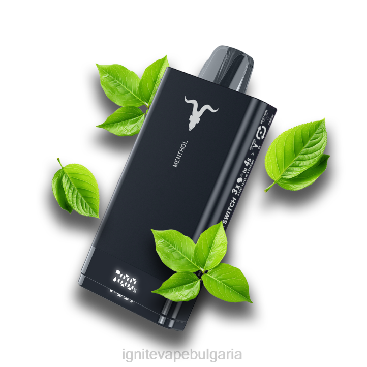 IGNITE V150 вейп писалка ментол 6F8272 | Ignite Vape Bulgaria