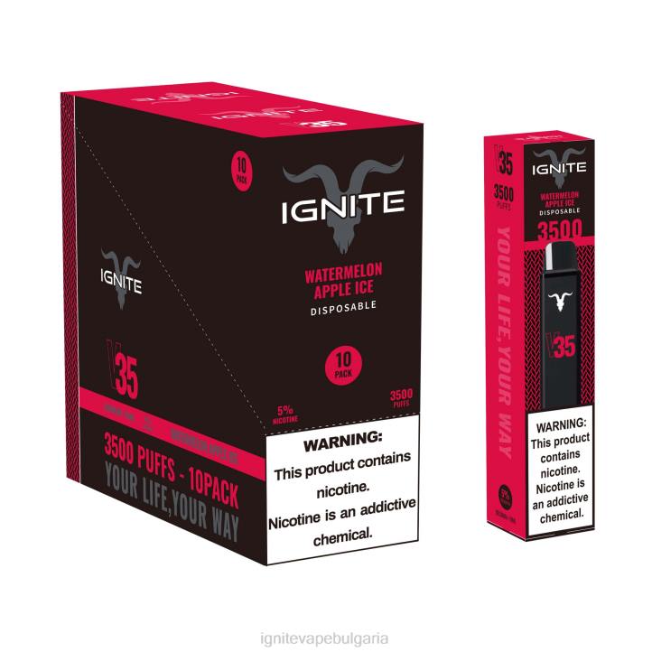 IGNITE V35 писалка за вейп 10 пакета диня ябълков лед 6F82129 | ÐœÐ°Ð³Ð°Ð·Ð¸Ð½ Ignite