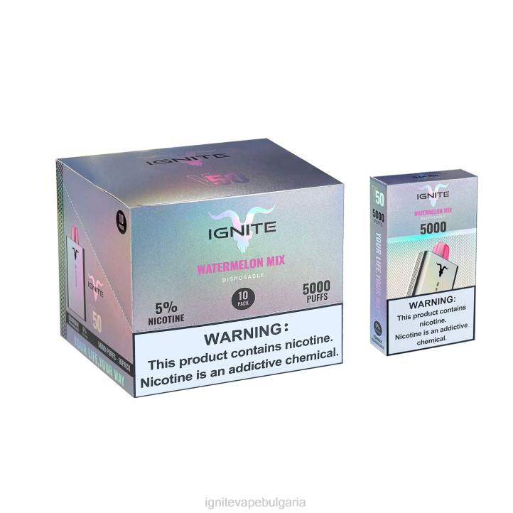 IGNITE V50 писалка за вейп 10 пакета смес от дини 6F82152 | Ignite Vape Bulgaria