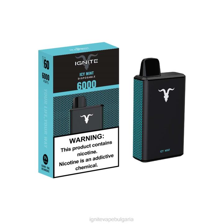 IGNITE V60 вейп писалка ледена мента 6F8233 | Ignite Vape Ð¦ÐµÐ½Ð°
