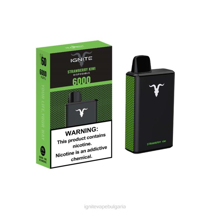 IGNITE V60 вейп писалка ягодово киви 6F8237 | Ignite Pods Review
