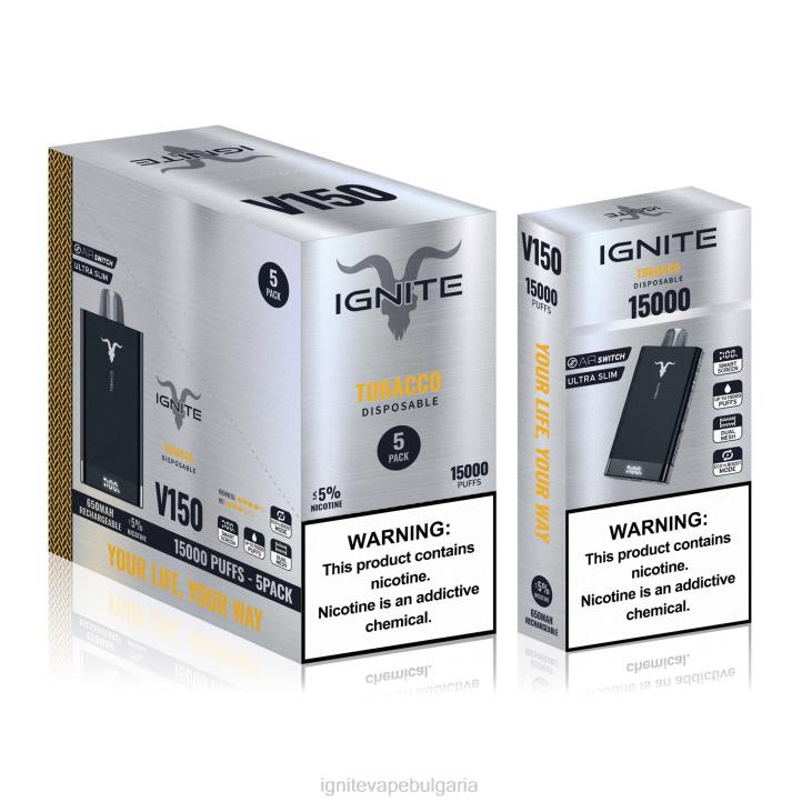 IGNITE V150 писалка за вейп 5 пакета тютюн 6F829 | ÐœÐ°Ð³Ð°Ð·Ð¸Ð½ Ignite