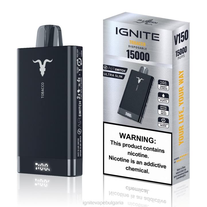 IGNITE V150 вейп писалка тютюн 6F827 | Ignite Pods Review
